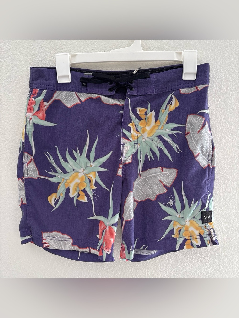 Vans Men’s Purple Tropical Floral Board Shorts
